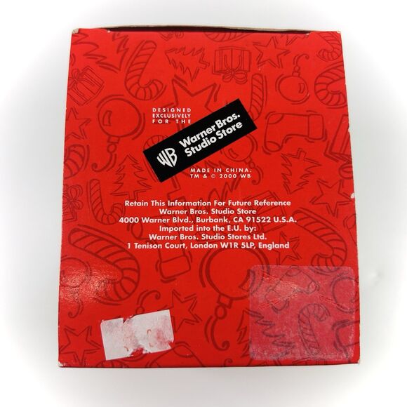 Warner Bros Looney Tunes NYC Taxi Yellow Cab Christmas Ornament 2000 RARE Bugs - Picture 14 of 15